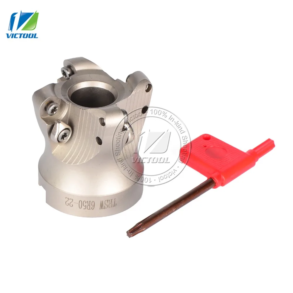 

Free Shiping TRSW6R50-22-4T Milling tool For milling insert RDMT1204 Face Mill Shoulder Cutter TRSW6R50-22-4T insert RDMT1204