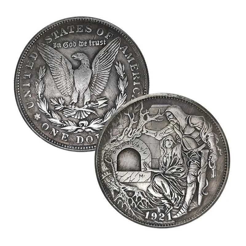 

Antique Grail Silver Dollar