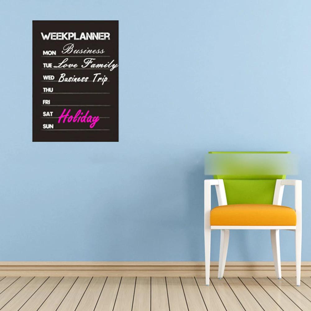 Самоклеящаяся доска Съемная наклейка из ПВХ многоразовый домашний Декор