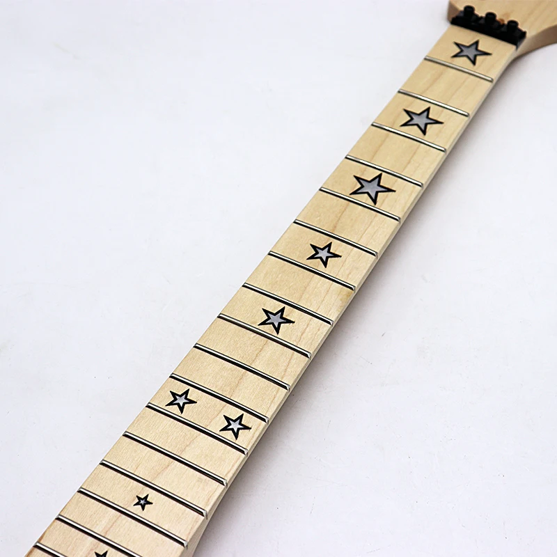 stern griffbrett st elektrische gitarre neck 6 string matte und hight gloss finish 22 fret kanada ahorn holz gitarre hals free global shipping