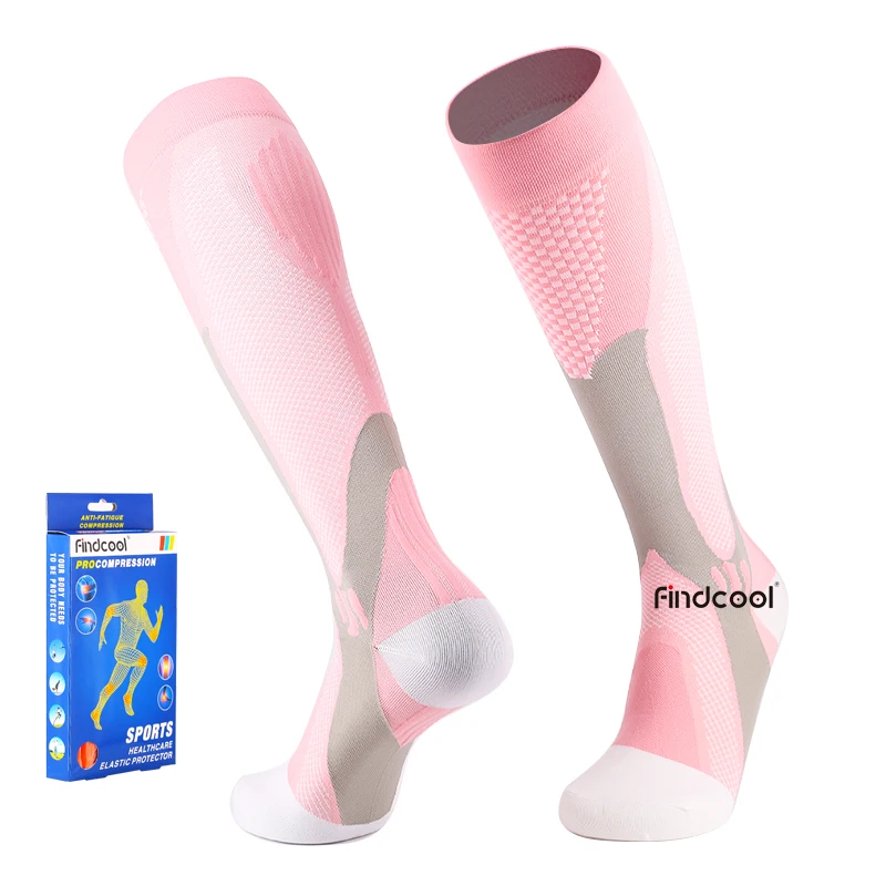 

Findcool Compression Stockings for Men Women Plantar Fasciitis Sokcs Medium Graguated Compression Knee High Socks