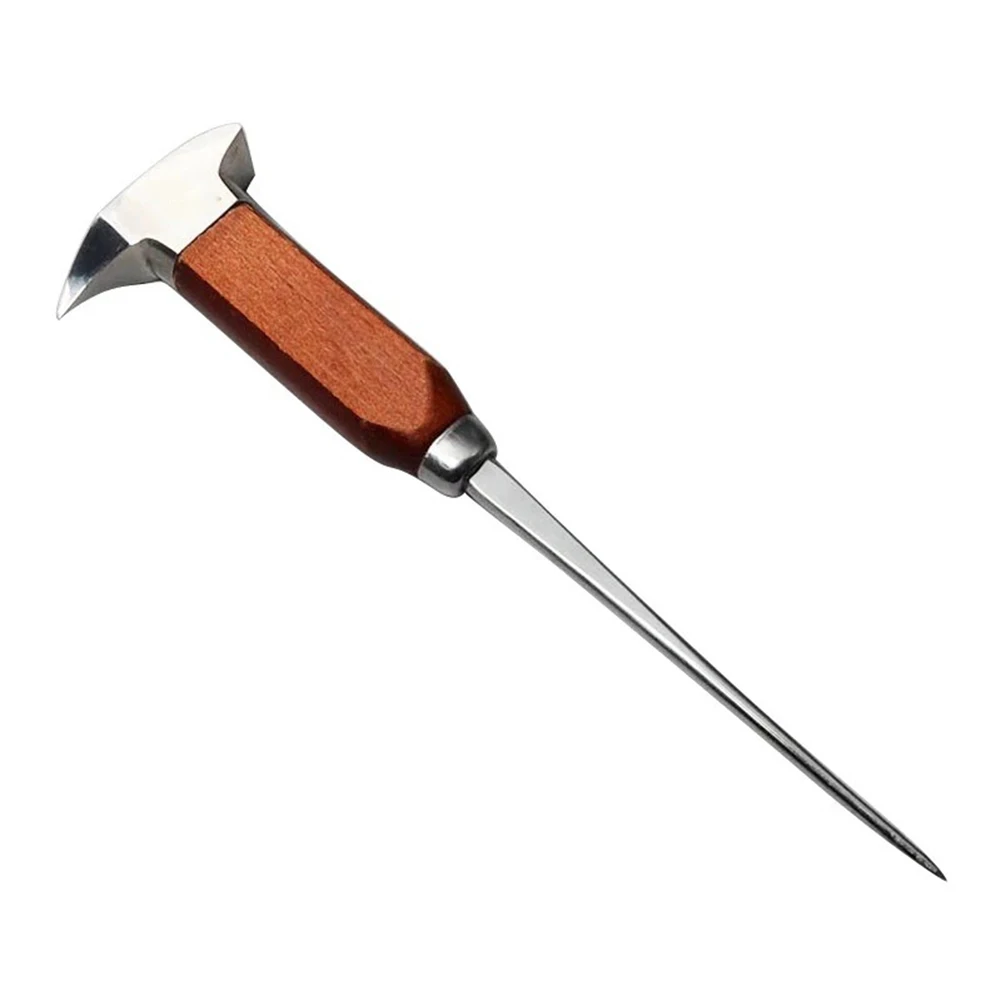 Refined Steel Ice Pick Punch Crusher Icing Breaker Wooden Handle Kitchen Tool | Дом и сад