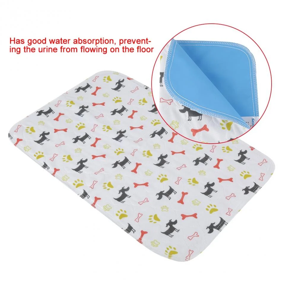 Коврик для домашних животных коврик с мультяшным принтом мочи водонепроницаемый