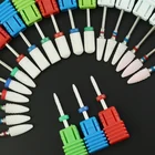 1 шт. керамические поворотные сверла для ногтей Резак для кутикулы фрезерный станок для ногтей аппарат для маникюра аксессуары для удаления геля инструмент для ногтей