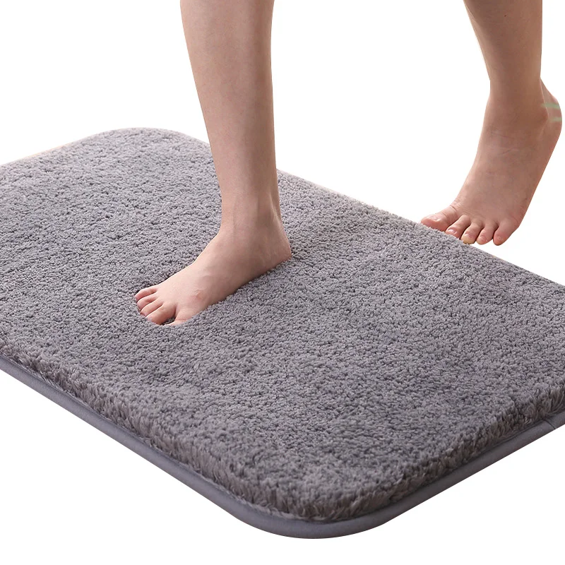 Впитывающие коврики для ванной мягкий бархатный пушистый коврик