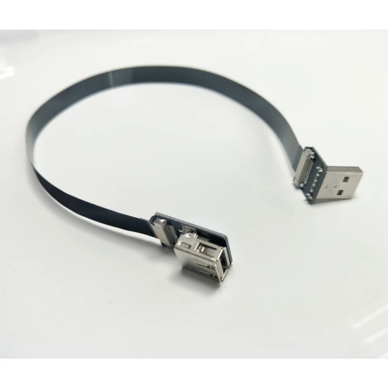 5 см 80 FFC USB Type A4 прямой Женский к A3 Стандартный прямоугольный вверх 90 градусов FPV