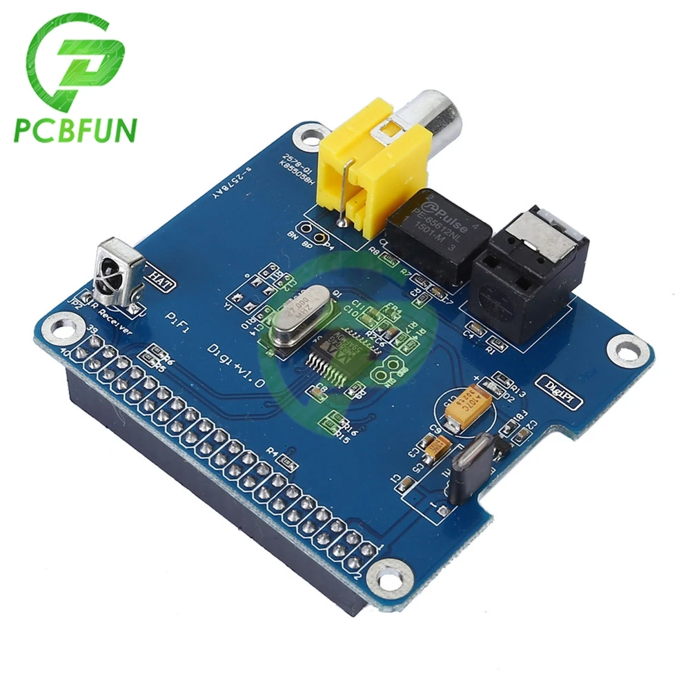Цифровая звуковая карта HIFI DiGi модуль I2S SPDIF RCA оптическое волокно для Raspberry pi B +/A + 3 2