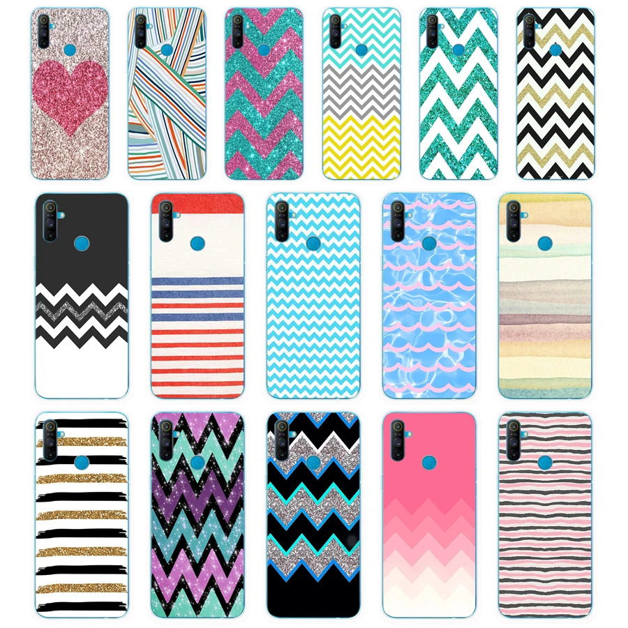 Чехол для OPPO A1K, A5S, A7, AX7, A5, A9, чехол для телефона, Realme C3, силиконовый, с блестками и точками волны, мягкий, в подарок, 2020