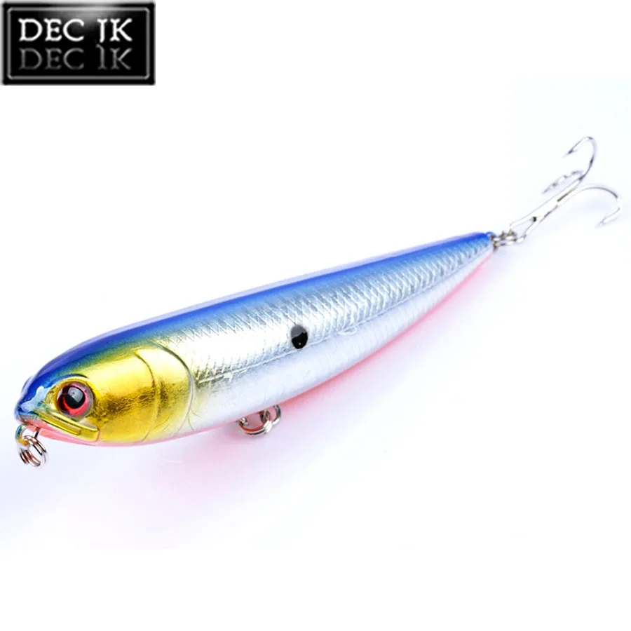 Пластиковый жесткий плавающий карандаш приманка для морской рыбалки воблеры