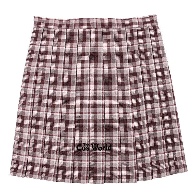 

[Setting Sun] Girl's Women's Japanese Summer High Waist Pleated Plaid Skirts For JK School Uniform Students Cloths