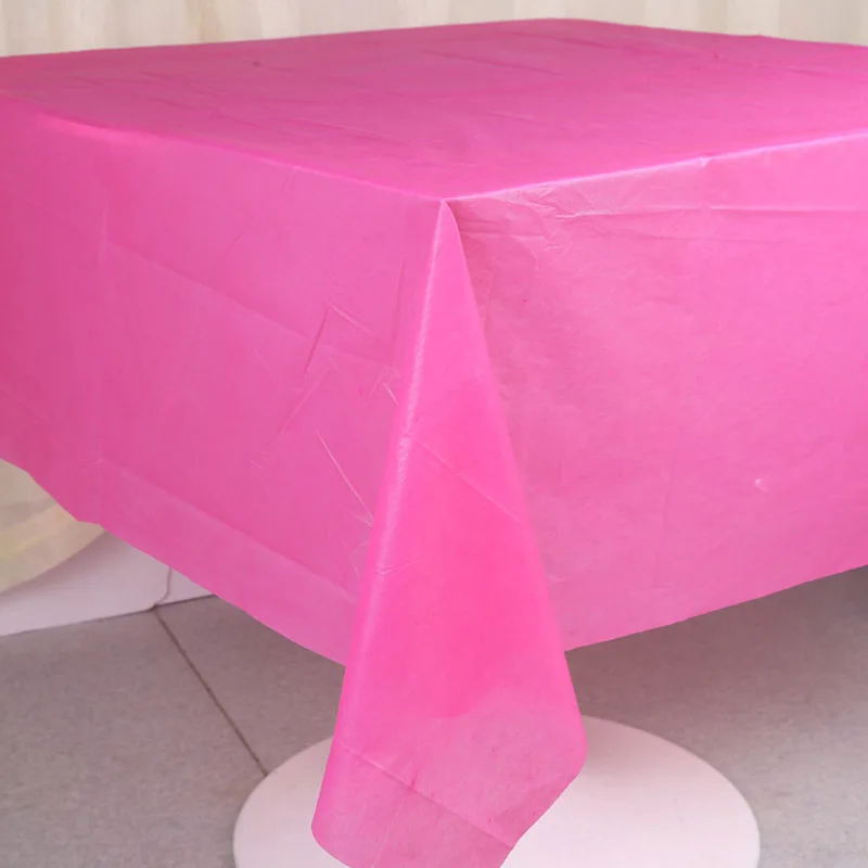 1 шт. 137x183 см скатерть одноразовая однотонная для свадьбы дня рождения вечеринки