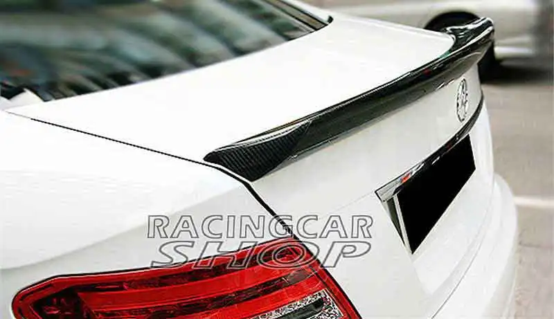 V образный спойлер для багажника из натурального углеродного волокна подходит BENZ