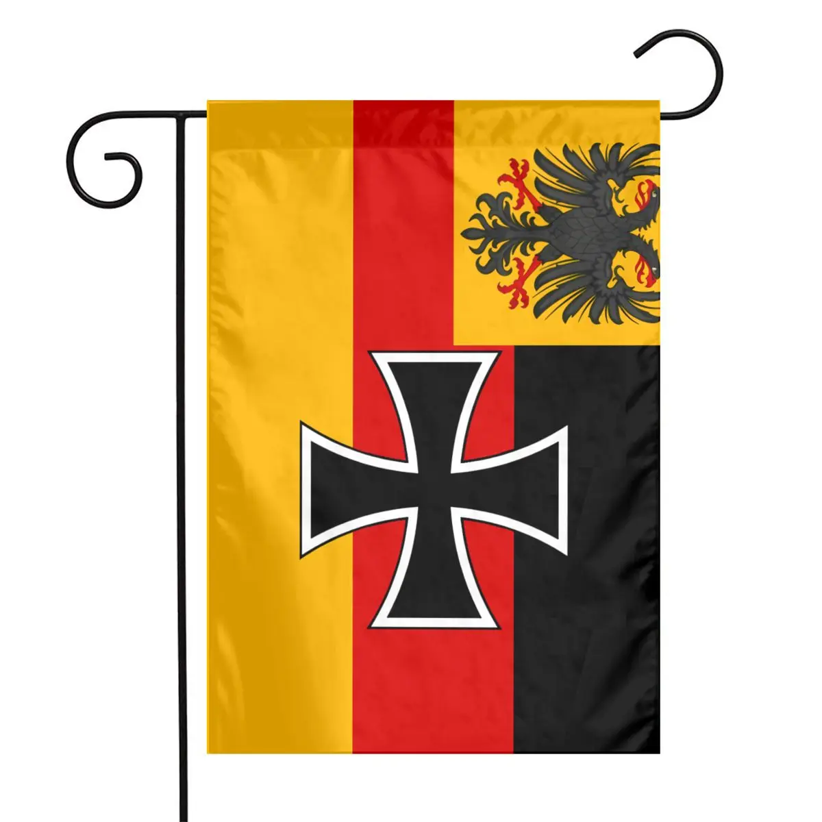 Немецкий военный флаг империи из полиэстера, немецкий военный Флаг Большой Немецкий Рейх, военный флаг орла 12*18 дюймов, Садовый флаг