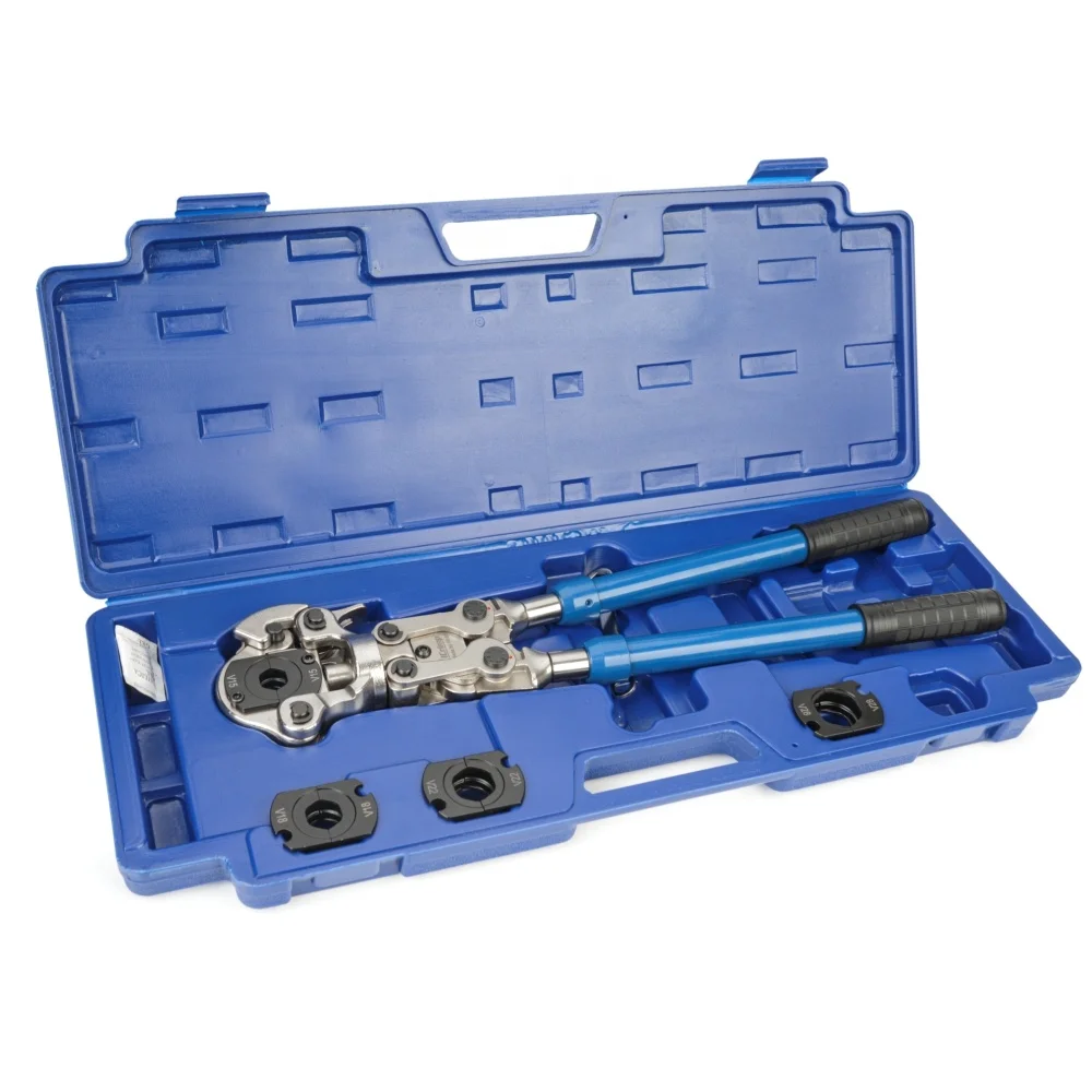 

IWISS IWS-1632AF Copper Pipe Press Hydraulic Multilayer Pipe Crimping Tool with 1/2'' 3/4'' 1'' interchangeable Jaws