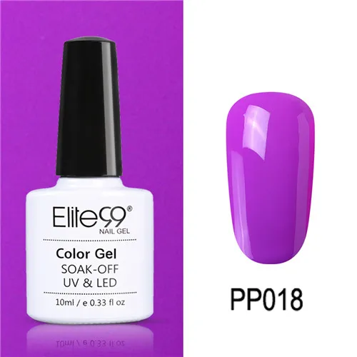 PP018 Elite99 винно-красный гель лак для ногтей 10 мл для дизайна ногтей маникюрный набор Гибридный гель Лаки нужно базовое верхнее покрытие для полигелевого лака - Цвет: PP018