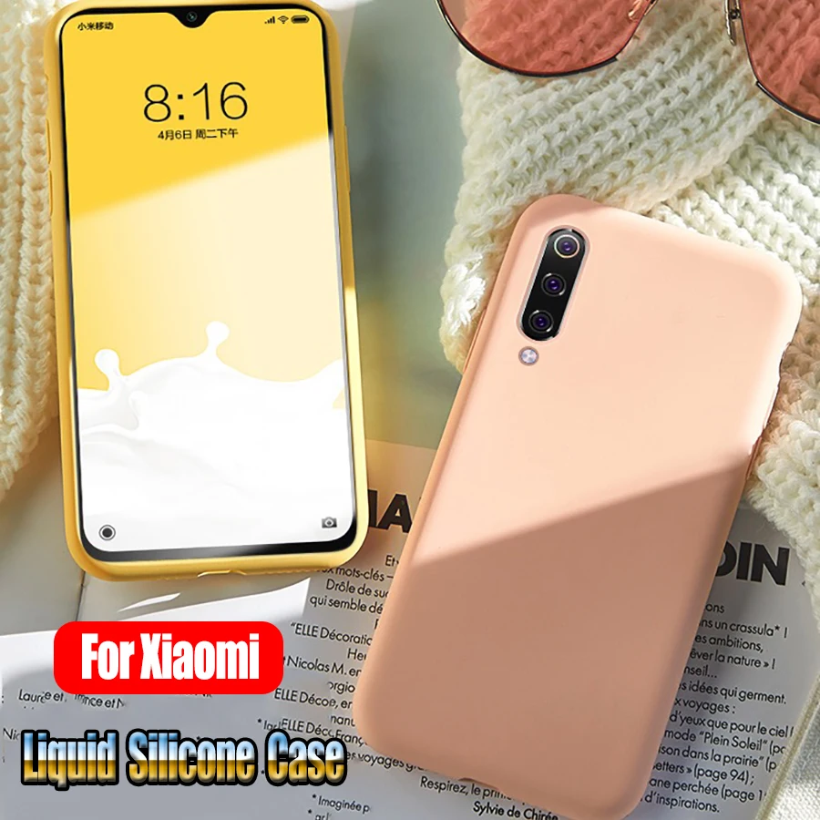 Официальный жидкий силиконовый чехол для Xiao mi Red mi Note 7 6 5 K20 Pro S2 mi 9T 9 8 SE 9 8 SE Max 3 A2 Lite Pocophne F1