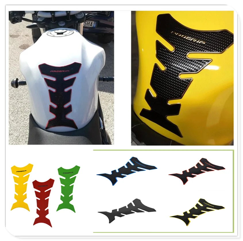 Черная 3D накладка на топливный бак мотоцикла Наклейка защитная крышка наклейка