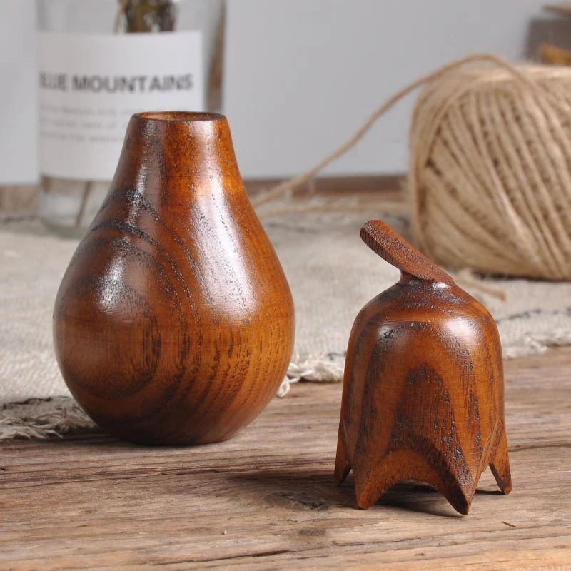 Eggplant Wooden Toothpick Holder Multi-function Seasoning Jar Sugar With Lid Storage Box Desk Decoration Kitchen Accessories | Дом и сад