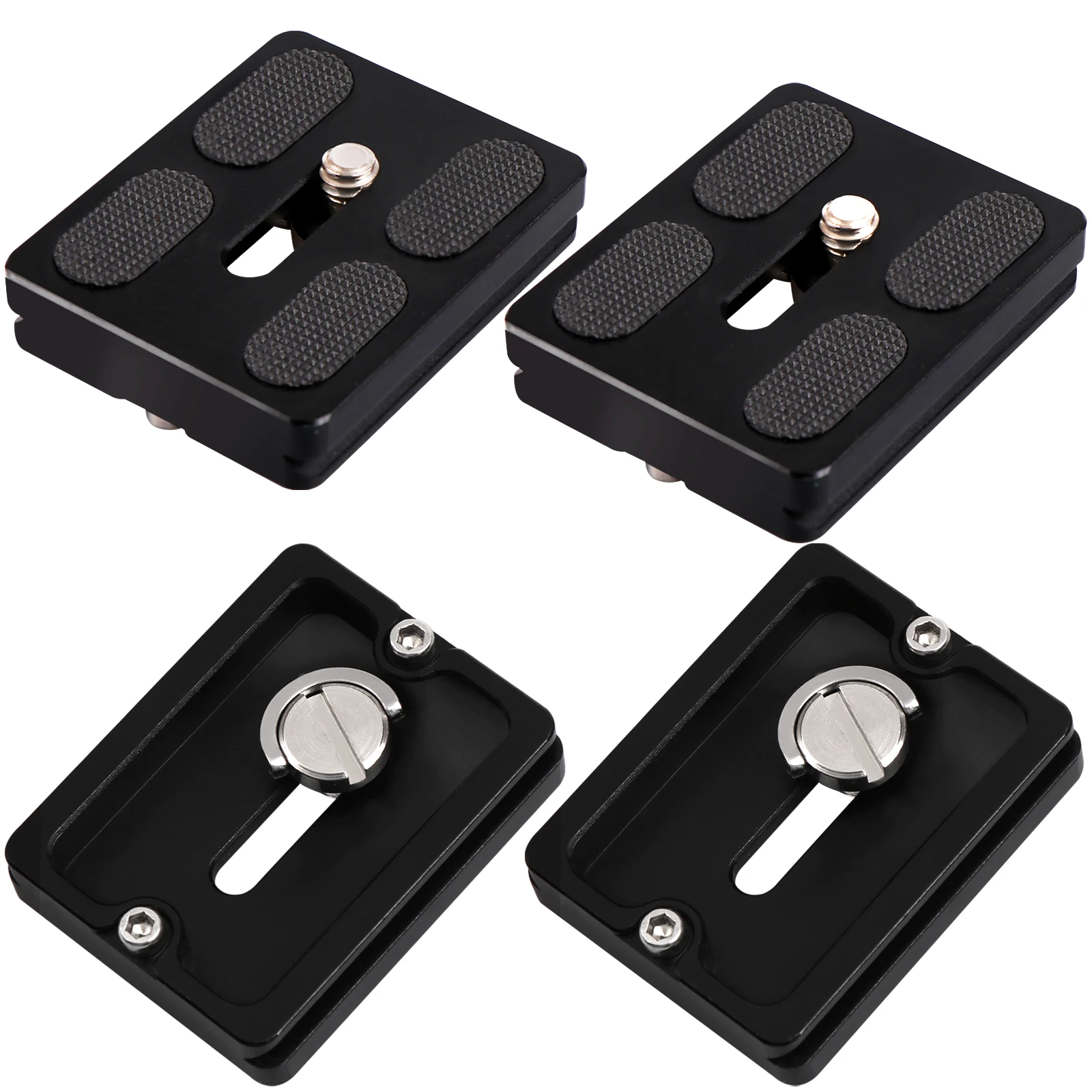 

4PCS Camera Universal Quick Release Plate Tripod Mount Plate with 1/4 Inch Screw