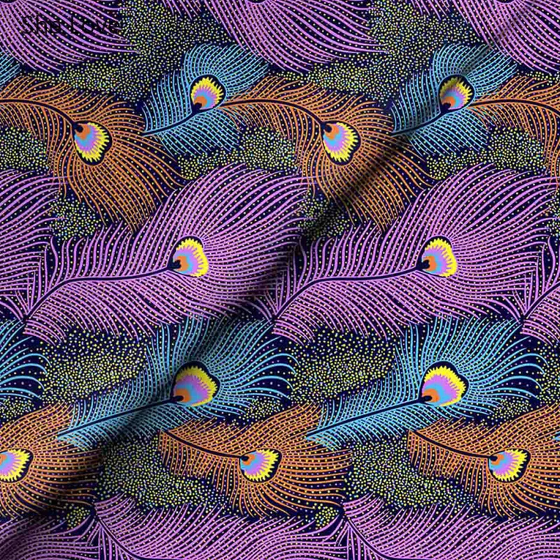 Chzimade 3 ярда/партия принт павлина настоящая восковая ткань высокое качество