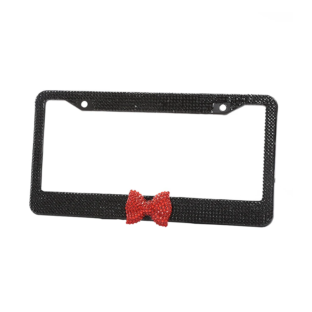 

Pure Handmade Bling Crystal License Plate Frame Car License Plate Frame Fashionable Durable Add Bling To The Car Highly Match