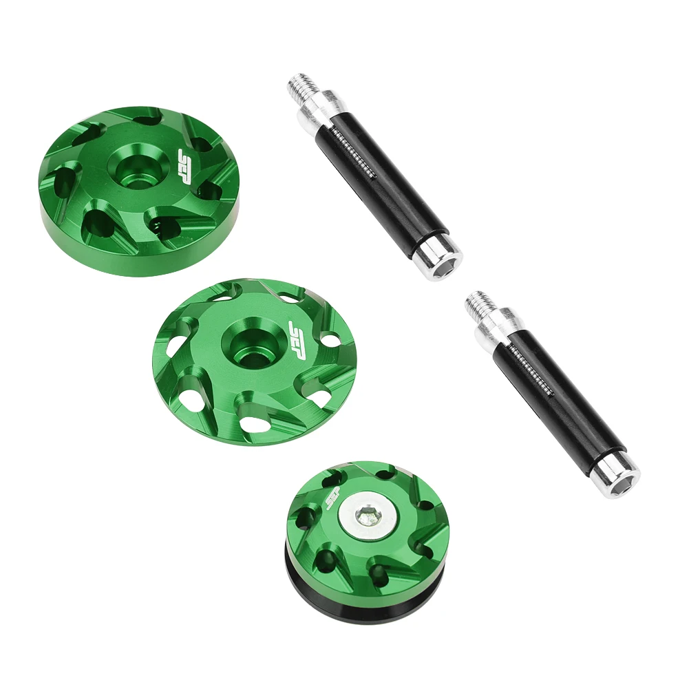 

Декоративная крышка с отверстием для рамы мотоцикла для Kawasaki Z1000 1000 Z1000S Z1000SX (зеленый)