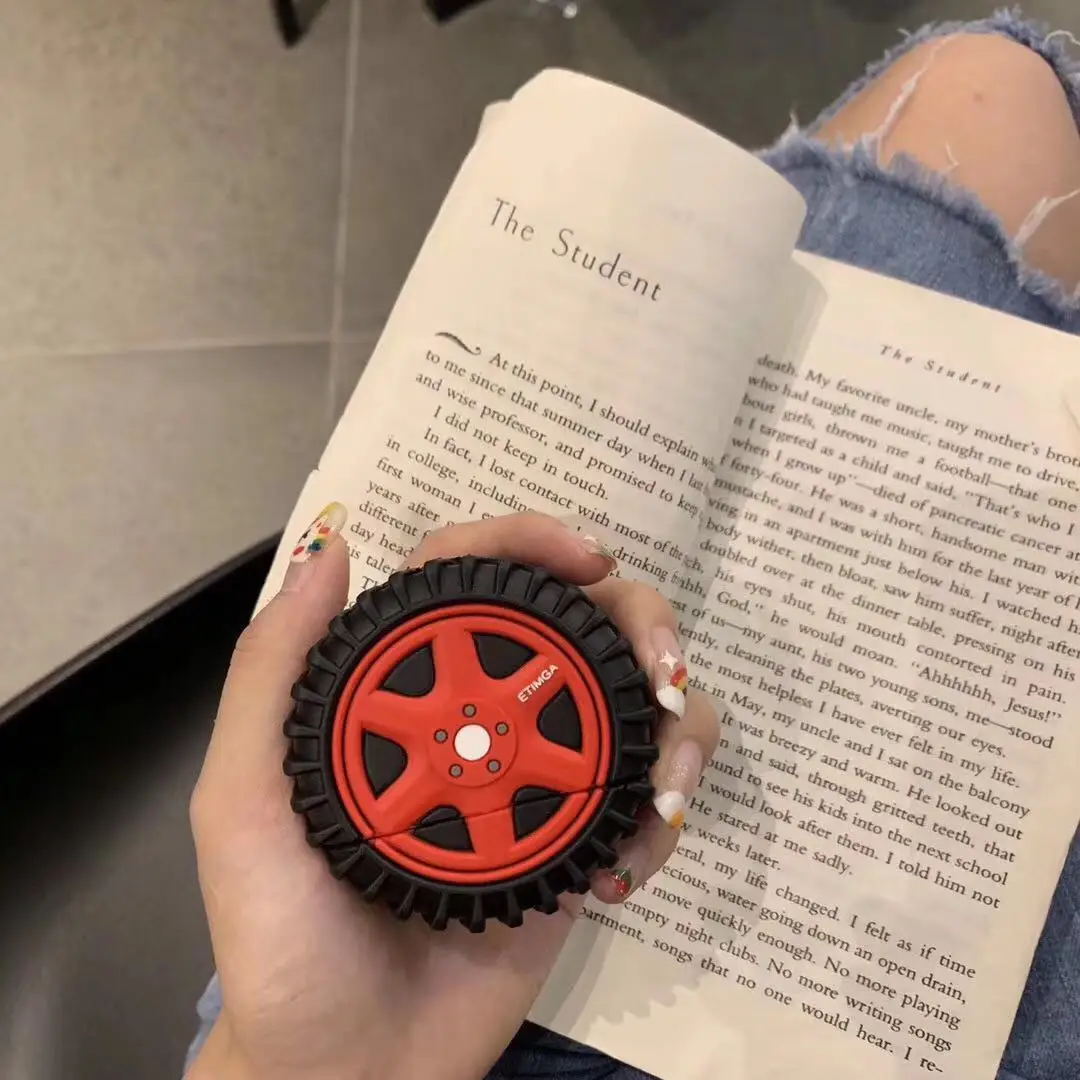 Забавный 3D милый автомобильный модный силиконовый мягкий чехол для гарнитуры Apple