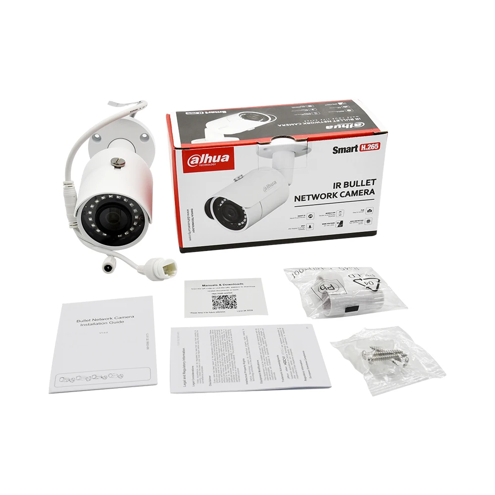 DaHua оригинальный IPC HFW1330S S4 3MP POE 30 м IR IP67 SD слот для карты смарт BLC HLC DWDR Мини Пуля IP