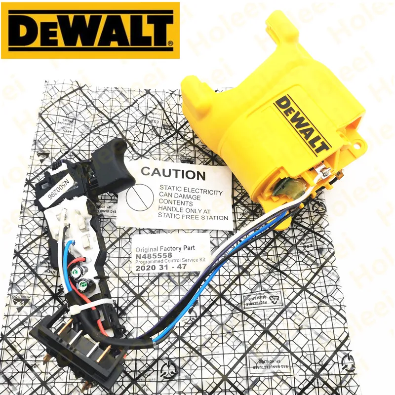 Модуль Dewalt Φ переключатель и двигатель N485558 для DCH133 DCH033 DCH133B DCH133M2|Аксессуары