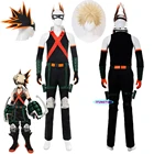 Костюм моя геройская Академия боку нет героев Академия костюм Katsuki Bakugou Косплей Костюм Хэллоуин вечерние костюмы парик