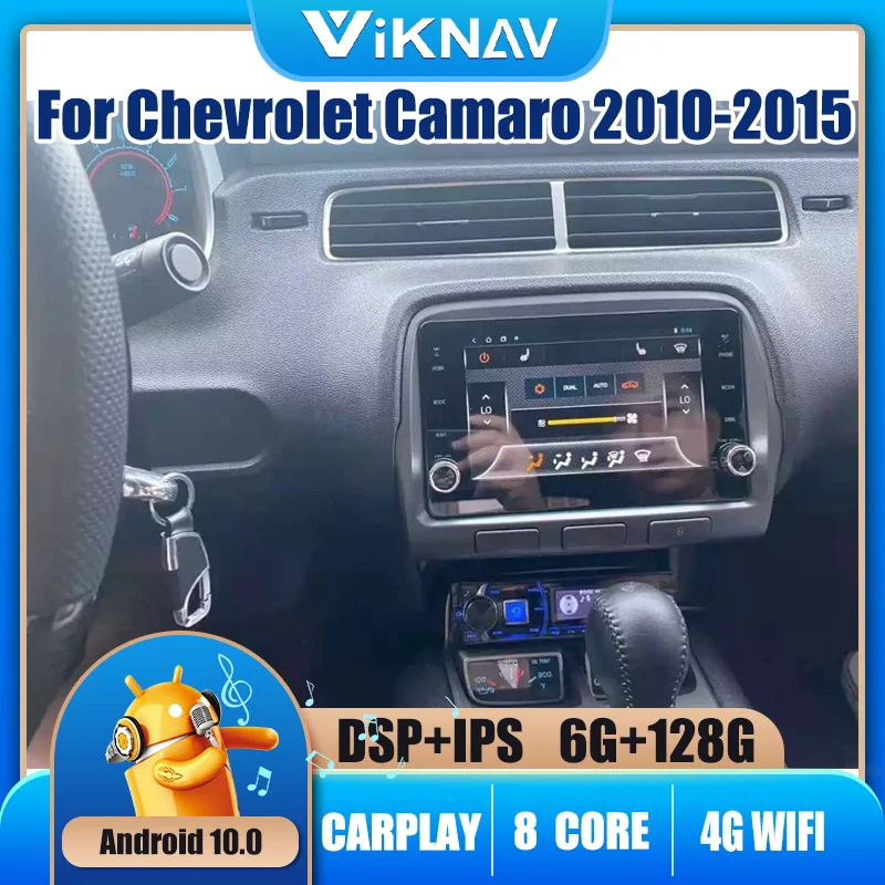 

2 din Android10 Car Radio For Chevrolet Camaro 2010-2015 screen DVD multimedia player car head unit stereo Receiver 2 din 128GB