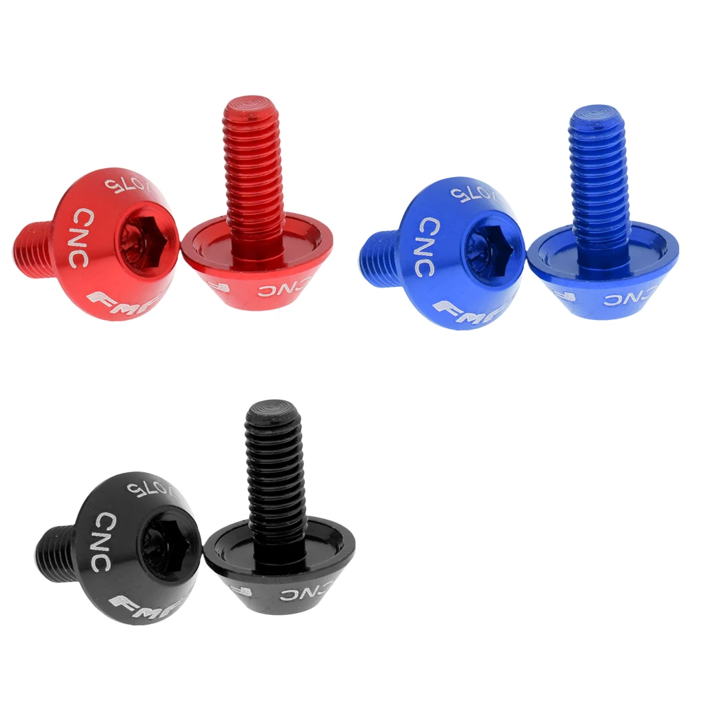 6 шт. алюминиевый сплав велосипедная клетка для бутылки воды шестигранный ключ