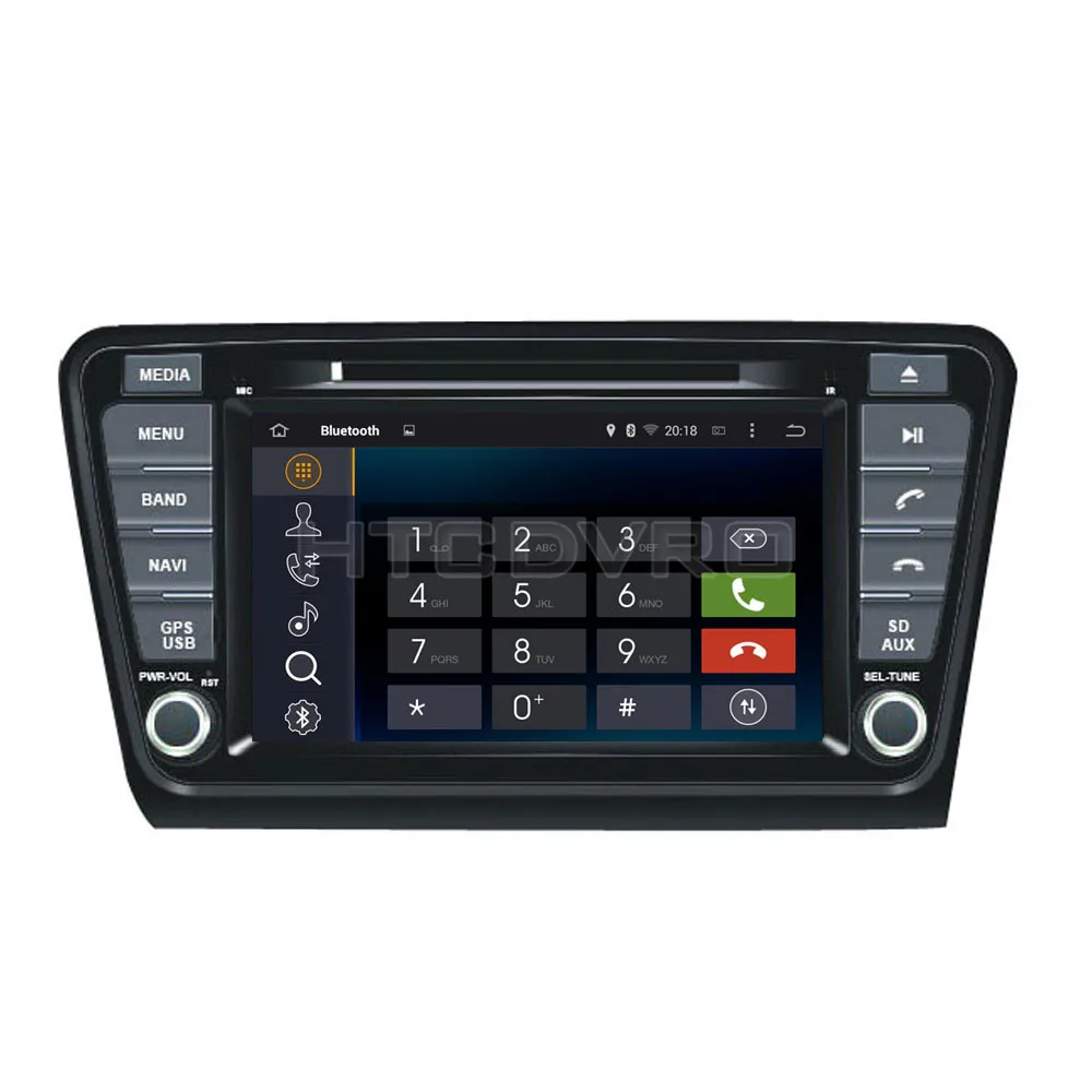 YMODVHT 8 дюймов 4G Восьмиядерный Android 9 0 7 1 Автомобильный DVD плеер для Skoda Octavia 2014 GPS авто