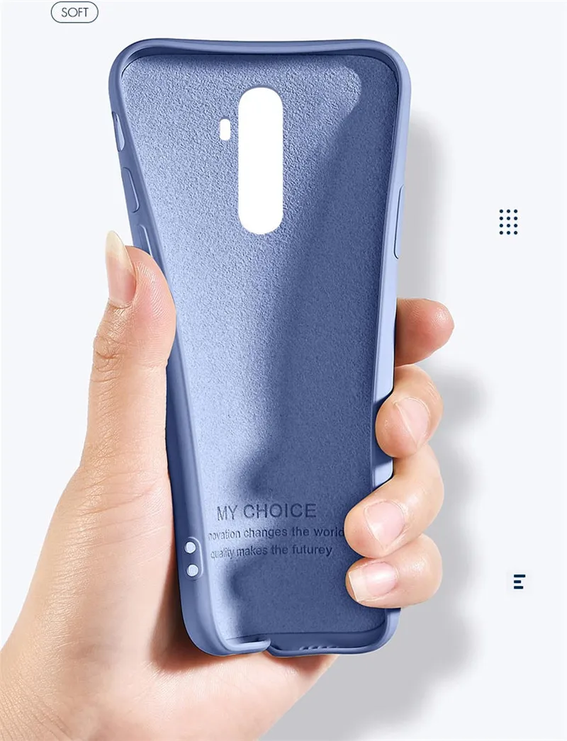 for oppo reno ace case rubber ultra thin liquid silicone shockproof soft tpu case for oppo reno ace case cover for oppo reno ace free global shipping