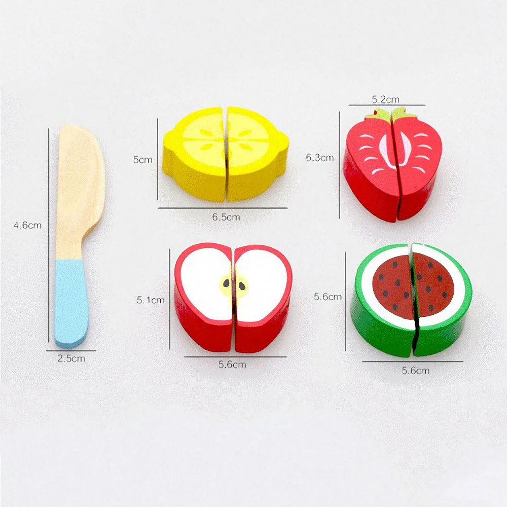 

Wooden Jigsaw 3D Puzzle Toys for Children Early Educational Toy Montessori Fruit Wooden Board Jigsaw Puzzle Kids Model DIY Toy