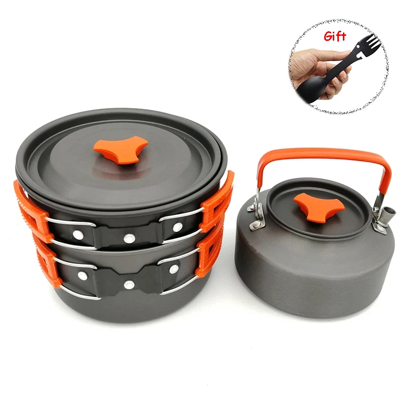 Ульсветильник посуда для кемпинга из алюминиевого сплава готовки на открытом
