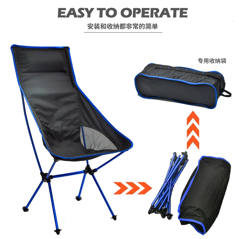 구매 야외 비치 의자 접이식 캠핑 휴대용 경량 비치 의자 슬리핑 파티오 발코니 실라 플라야 비치 의자 BG50BC