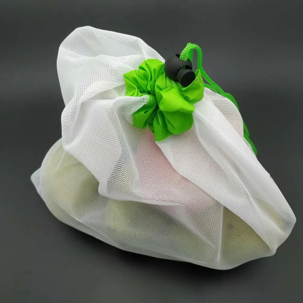 

Vegetable And Fruit Sundries Bundle Mesh Bag Splicing Cloth Sundries Storage Mesh Bag Reusable Drawstring Mesh Bag