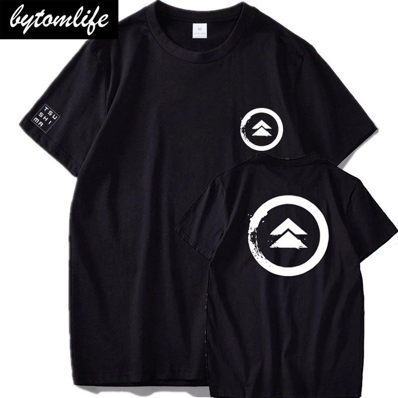 

Ghost of Tsushima T Shirt Action-adventure Game Tshirt EU Size 100% Cotton High Quality Basic Tee Tops