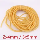 Гибкая латексная резиновая трубка, 2 мм х 4 мм, 3 мм х 5 мм, эластичная хирургическая медицинская трубка, мягкая Рогатка, катапульта