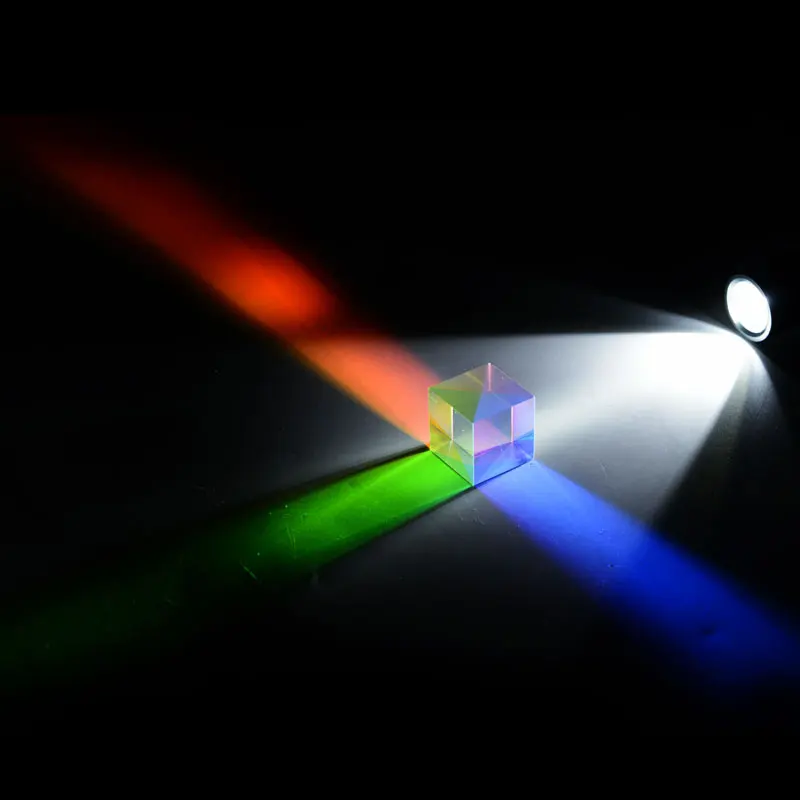 4 шт. 2X2X1.9cm дефектная X кубическая Призма RGB комбинированный сплиттер крест
