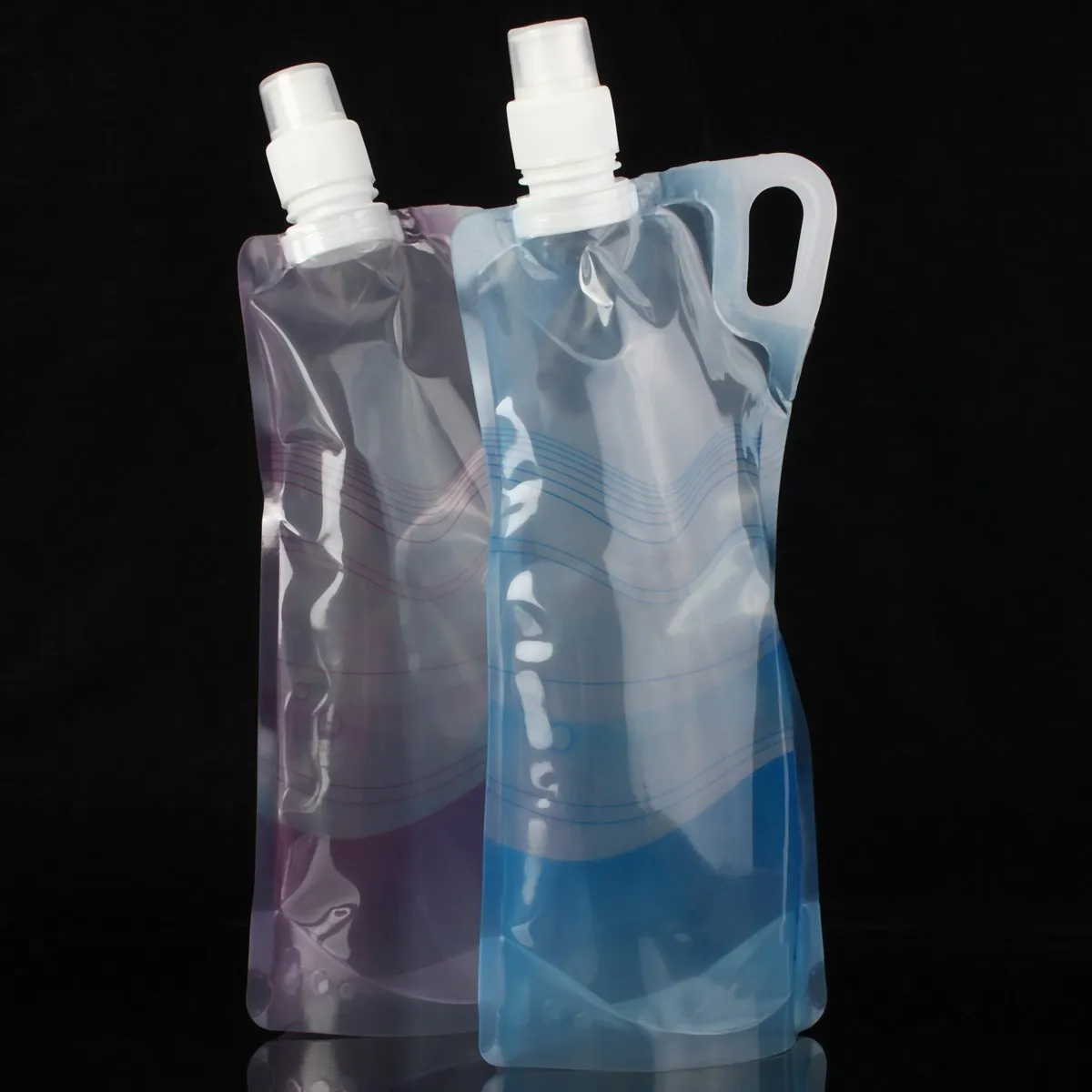 1L открытый складной пластиковый светильник бутылка для питьевой воды сумка