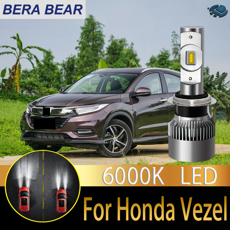 

BERA Медведь автомобилей головной светильник лампы светодиодный для Honda Vezel HR-V XR-V Everus VE-1 светодиодный автомобиль 6000K 10000LM белый светильник Авт...