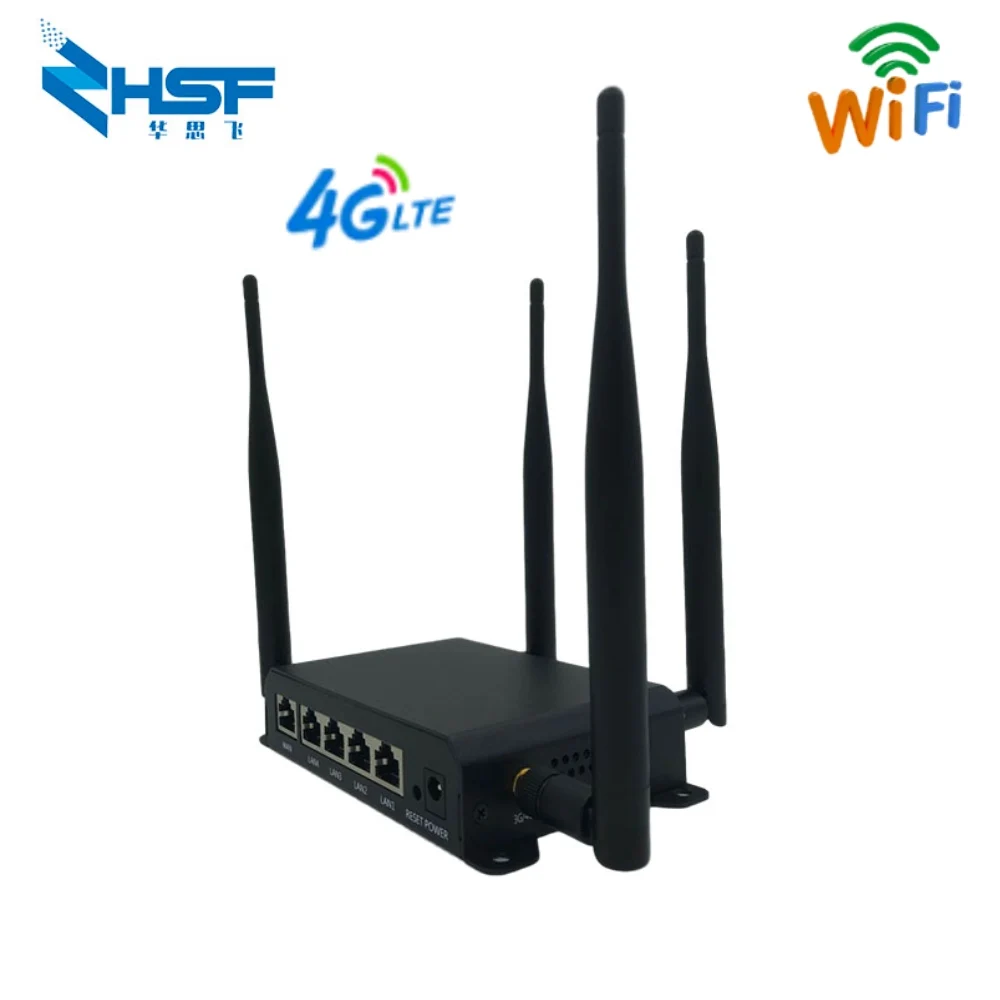 HUASIFEI разблокированный 300 Мбит/с LTE промышленный Wi Fi роутер 3G 4G стандартный разъем
