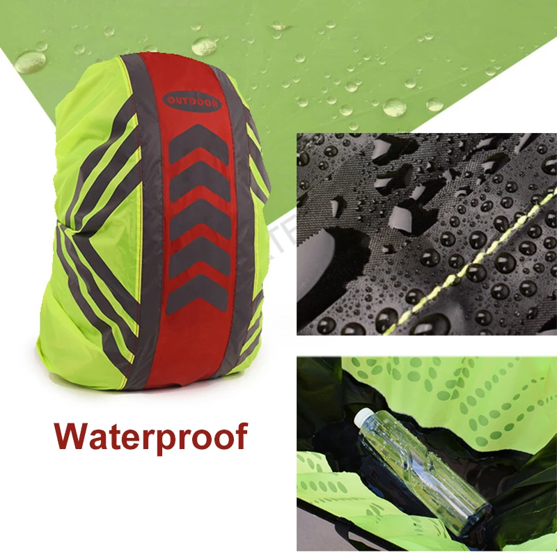 Waterproof Rain Cover Reflective Backpack Rainproof Sport Bag Dustproof Covers for Cycling Climbing Rucksack | Спорт и развлечения