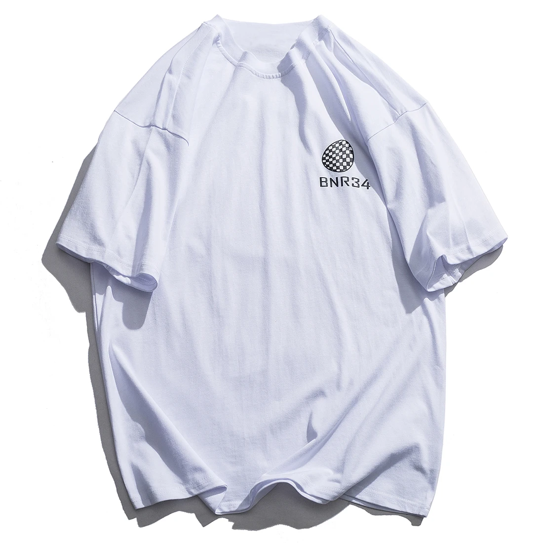Aelfric Eden Classic poleras Car Fans футболка с буквенным принтом хлопковая Футболка с круглым вырезом Мужская забавная уличная одежда футболки с коротким рукавом - Цвет: Белый