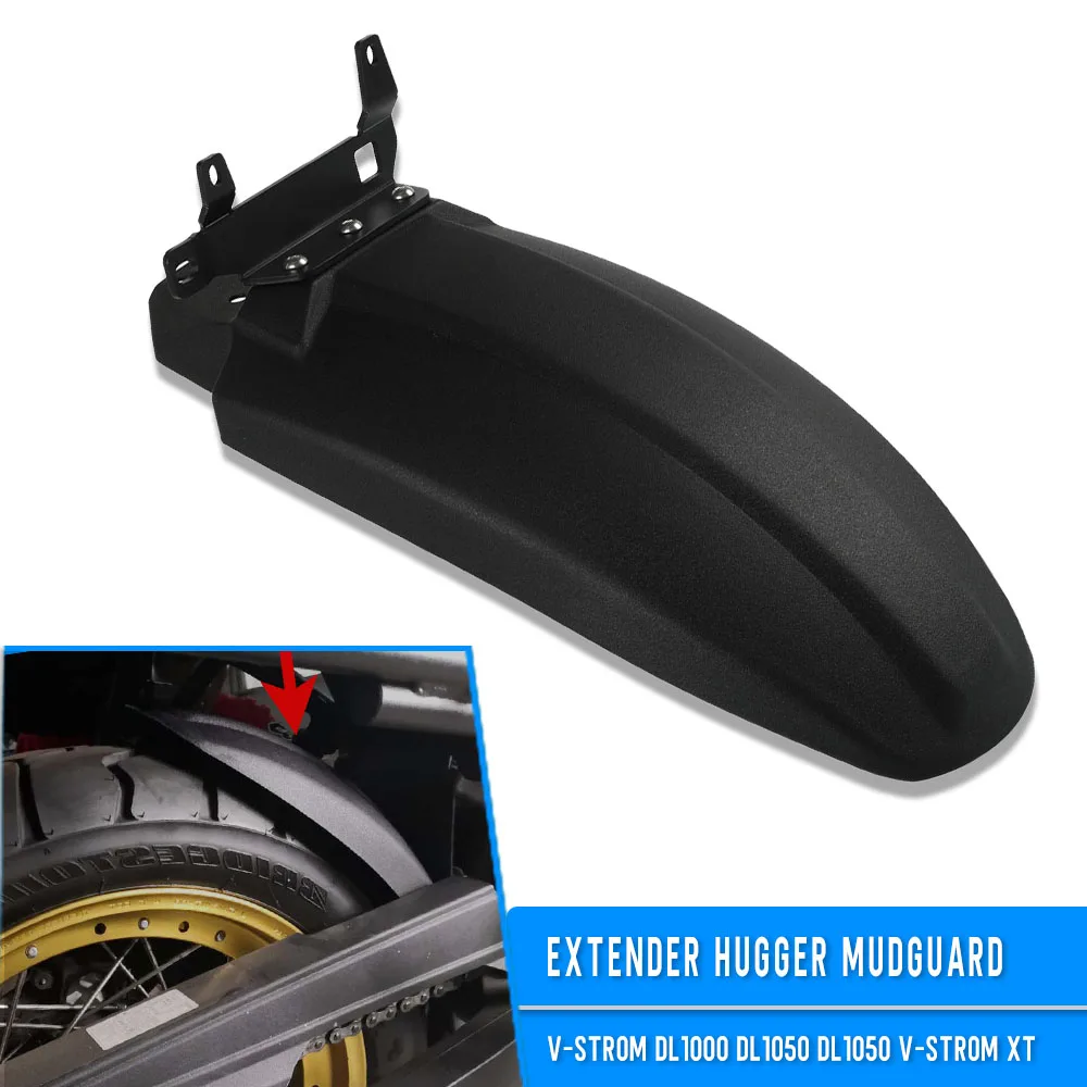 

For Suzuki DL1050XT V-Strom 2020 2021 Motorcross Extender Hugger Mudguard Rear Fender Motorbike Rear Fender Extender Accessories