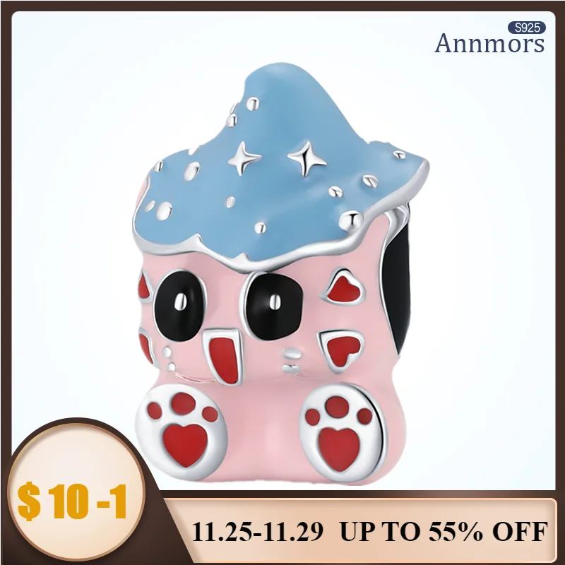 

Women Baby Bangle Pendant Drinking Milk 925 Sterling Silver Baby In Blue Hat Fits Original Pandora Bracele Charms Jewelry Make