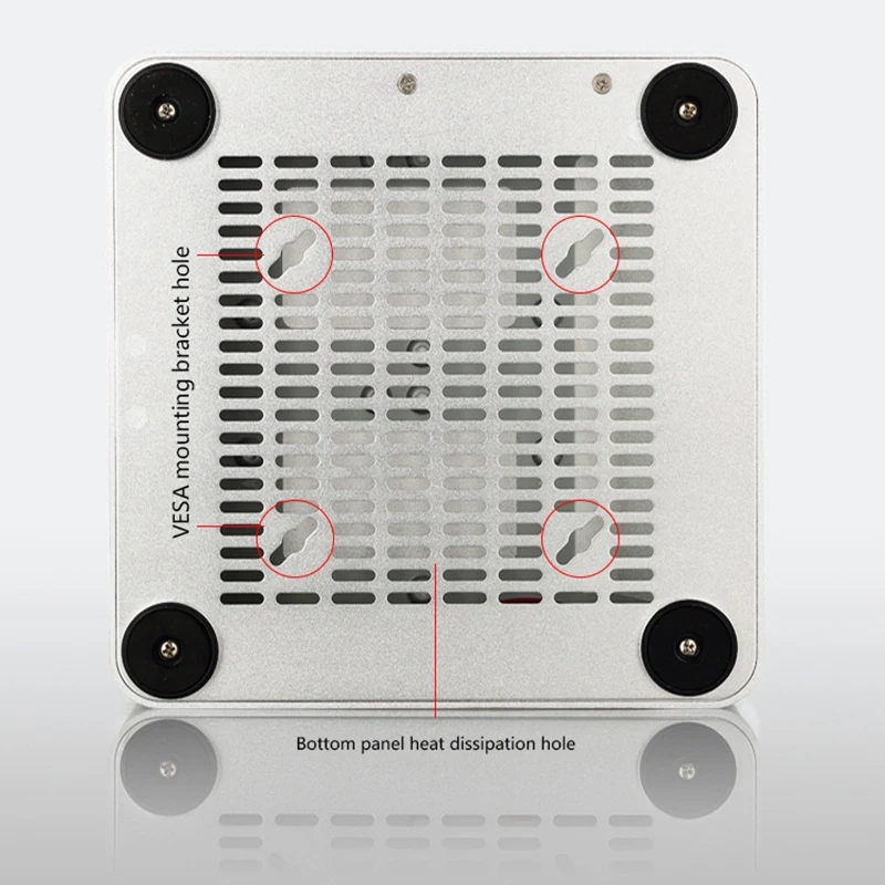 H60 шасси для HTPC компьютерный чехол Mini ITx o горизонтальный алюминиевый сплав