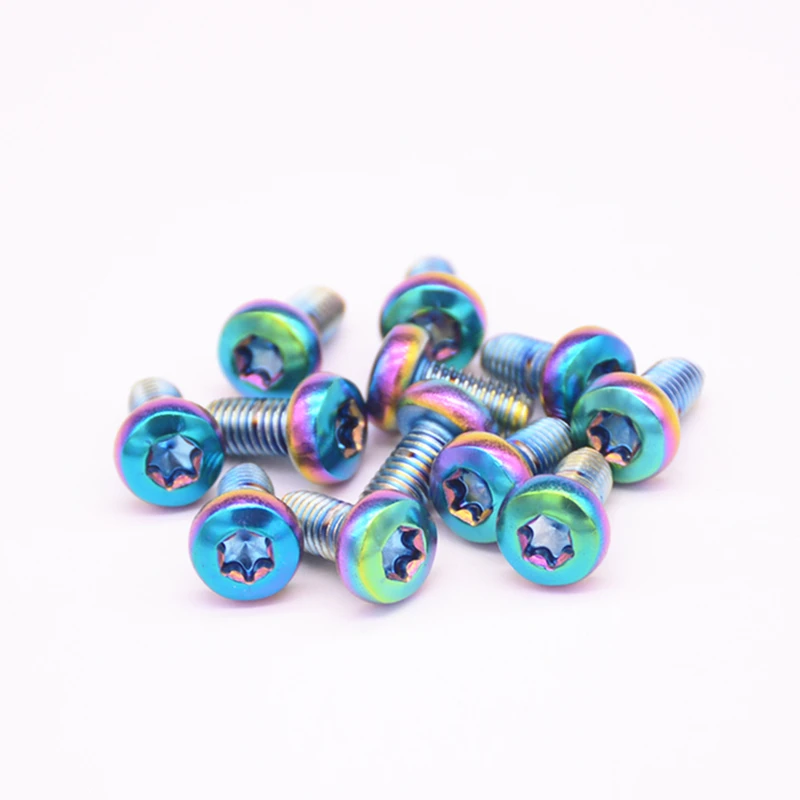 Велосипедный дисковый тормоз роторный винт Torx T25 с титановым покрытием стальные